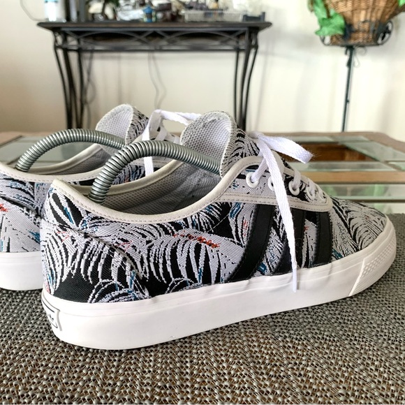 Adidas Originals Adi-Ease Palm Leaves Classic Skate Shoe Size 9 US EE6106 Floral - Picture 5 of 10